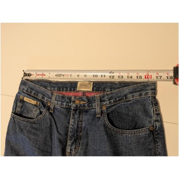 C.E. Schmidt Workwear Flannel Lined Jeans 12 32 - Picture 7 of 9